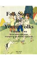 Folk Songs for Young Folks, Vol. 2 - viola and piano