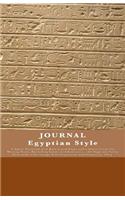 Journal Egyptian Style