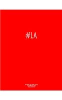 Notebook for Cornell Notes, 120 Numbered Pages, #LA, Red Cover: For Taking Cornell Notes, Personal Index, 8.5"x11", Hashtag Series, Genius Edition