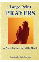 Large Print Prayers: A Prayer for Each Day of the Month(English)