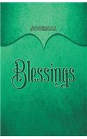 Blessings Journal: Teal 5.5x8.5 240 Page Lined Journal Notebook Diary (Volume 1)