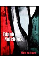 Blank Notebook With No Lines