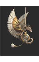 Weekly planner 2020 calendar Steampunk Dragon on Watch
