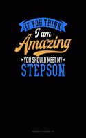 If You Think I Am Amazing You Should Meet My Step Son: Storyboard Notebook 1.85:1