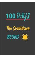 100 Days Of School NoteBook