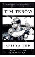 Tim Tebow Adult Activity Coloring Book