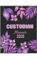 CUSTODIAN Planner 2020: Daily Weekly Planner with Monthly quick-view/over view with 2020 calendar