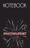 ORNITHOLOGIST Notebook, Simple Design: Notebook /Journal Gift, Simple Cover Design,100 pages, 6x9, Soft cover, Mate Finish