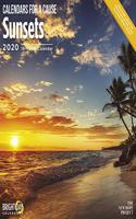 SUNSETS WALL CALENDAR 2020