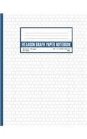 Hexagon Graph Paper Notebook 0.2" Hexes