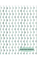 Graph Paper Notebook: Large (8.5" x 11") Graph Composition Notebook - 5x5 Ruled - 120 pages - Green Triangle Pattern