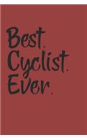 Best Cyclist Ever: Rad Notizbuch Mountain Bike Planner Cycle Notebook Cyclist Journal 6x9 kariert squared karo