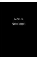 Alexus' Notebook