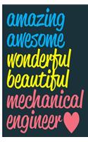 Mechanical Engineer Journal Notebook