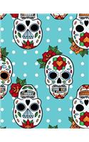 Skull Notebook: Red Rose Journal Book Ruled Lined Page Writing Kid Teen Girl Boy Women Men Funny Diary Record Plan Note Pad Skeleton Colorful Flower Leaves Composit(10 Skull Notebook)