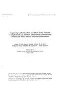 Improving Global Analysis and Short-Range Forecast Using Rainfall and Moisture Observations Derived from Trmm and Ssm/I Passive Microwave Instruments