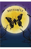 Butterfly Notebook Halloween Journal