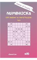 Master of Puzzles - Numbricks 200 Medium to Hard Puzzles 9x9 Vol. 10