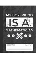 My Boyfriend Is a Mathematician 5x5 Graph Paper