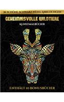 Kunstmalbücher (Geheimnisvolle Wildtiere)