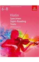 Violin Specimen Sight-Reading Tests, ABRSM Grades 6-8
