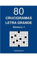 80 Crucigramas Letra Grande - N. 1