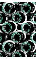 Journal Notebook Batik Circles Pattern 3: 162 Lined and Numbered Pages With Index For Journaling, Writing, Planning and Doodling, For Women, Men, Kids, Easy To Carry Size.(88 Journal Time Lined)