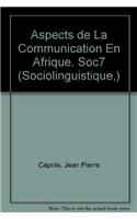 Aspects de la communication en Afrique