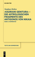 Hadriani Genitura - Die Astrologischen Fragmente Des Antigonos Von Nikaia