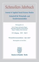 Wirtschaftswissenschaft(en) - Quo Vadis?