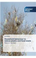 Household behaviour to reduce plastic and food waste