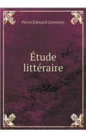 Étude littéraire