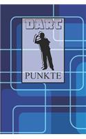 Dart Punkte: Spielblock um deine Punkte zu notieren - mit Dart Outs - Training oder Turnier - Crickets - 301, 501, 701 - Scorer Book