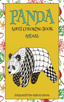 Adult Coloring Book - Animal - Stress Relieving Designs Animal - Panda