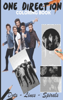 One Direction Dots Lines Spirals Coloring Book