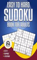 Easy to Hard Sudoku Books for Adults