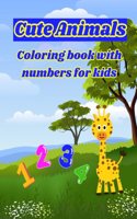 Cute Animal Numbers Coloring Book