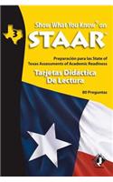 Swyk on Staar Reading Flash Cards Spanish Gr 3: Preparation for the State of Texas Assessments of Academic Readiness(Show What You Know on Staar)