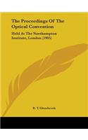 Proceedings Of The Optical Convention