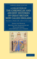 Collection of the Chronicles and Ancient Histories of Great Britain, Now Called England