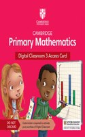 Cambridge Primary Mathematics Digital Classroom 3 Access Card (1 Year Site Licence)