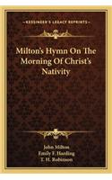 Milton's Hymn on the Morning of Christ's Nativity