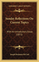 Sunday Reflections On Current Topics