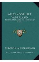 Alles Voor Het Vaderland