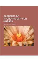 Elements of Hydrotherapy for Nurses