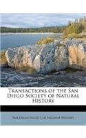 Transactions of the San Diego Society of Natural History