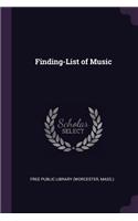 Finding-List of Music