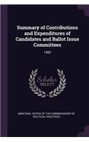 Summary of Contributions and Expenditures of Candidates and Ballot Issue Committees