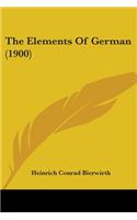 The Elements Of German (1900)