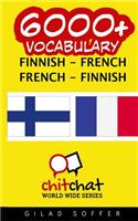 6000+ Finnish - French French - Finnish Vocabulary: (Finnish)